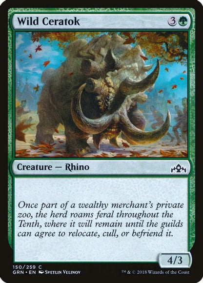 Wild Ceratok | 150 | Guilds of Ravnica