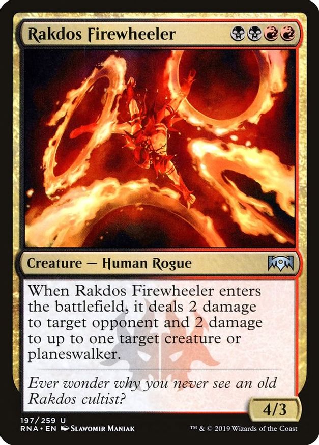 Rakdos Firewheeler | 197 | Ravnica Allegiance