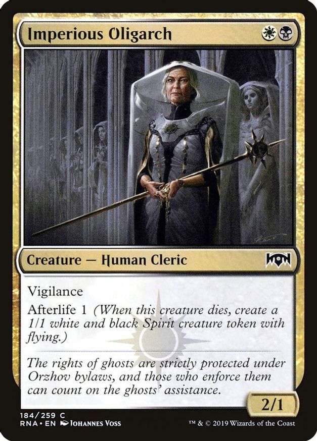 Imperious Oligarch | 184 | Ravnica Allegiance