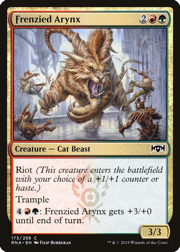 Frenzied Arynx | 173 | Ravnica Allegiance