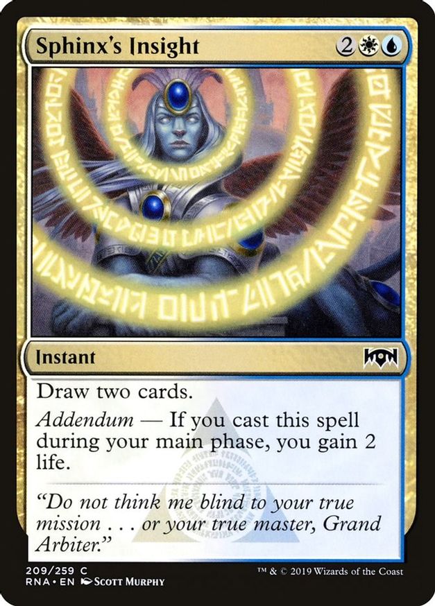 Sphinx's Insight | 209 | Ravnica Allegiance