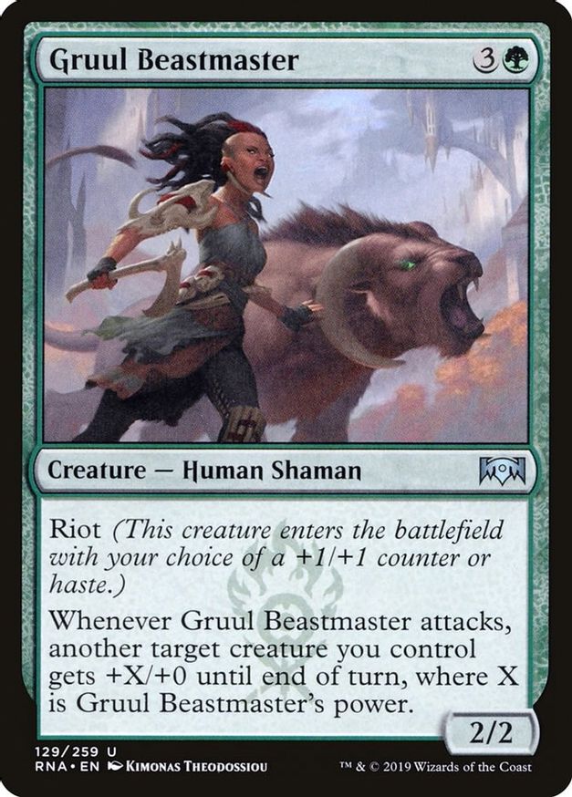 Gruul Beastmaster | 129 | Ravnica Allegiance