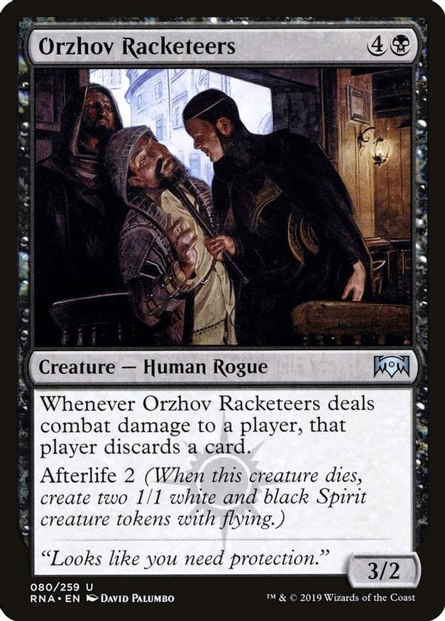 Orzhov Racketeers | 80 | Ravnica Allegiance