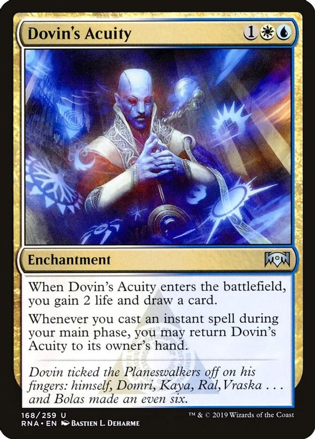 Dovin's Acuity | 168 | Ravnica Allegiance