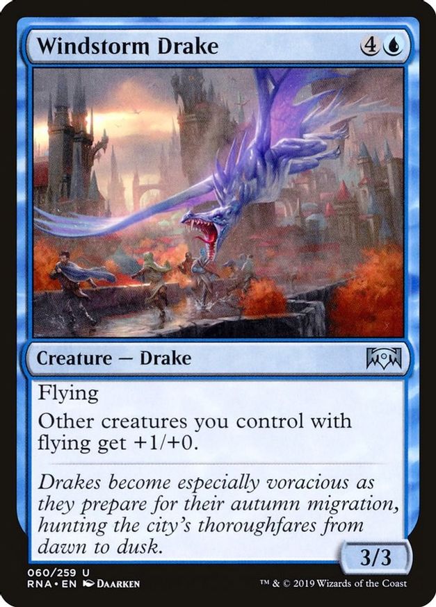 Windstorm Drake | 60 | Ravnica Allegiance