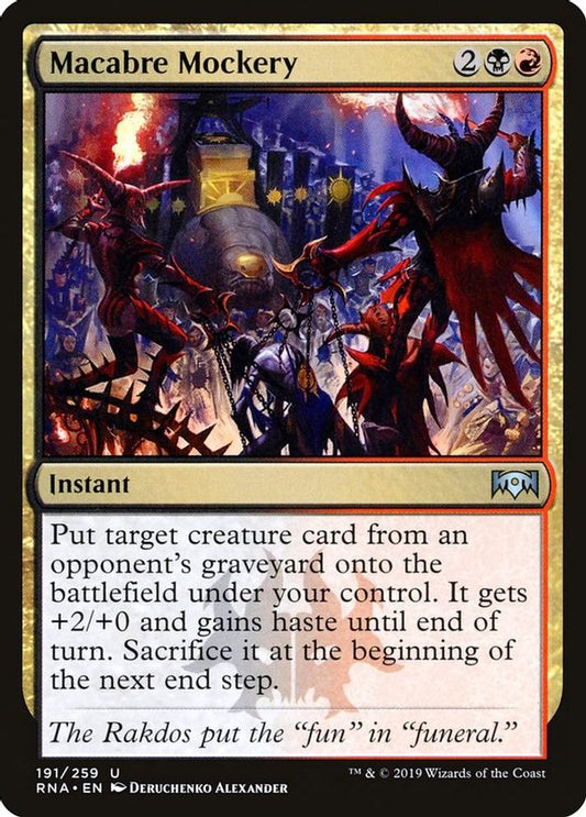 Macabre Mockery | 191 | Ravnica Allegiance