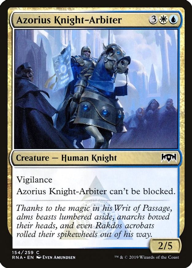 Azorius Knight-Arbiter | 154 | Ravnica Allegiance