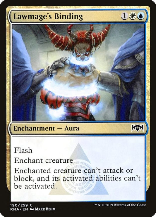 Lawmage's Binding | 190 | Ravnica Allegiance