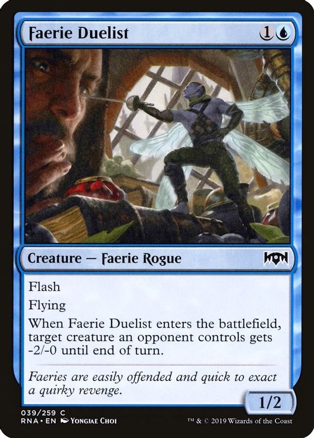 Faerie Duelist | 39 | Ravnica Allegiance