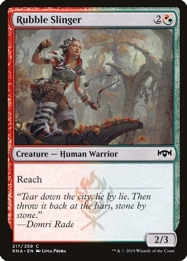 Rubble Slinger | 217 | Ravnica Allegiance