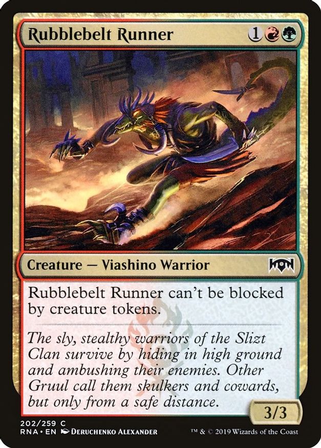 Rubblebelt Runner | 202 | Ravnica Allegiance
