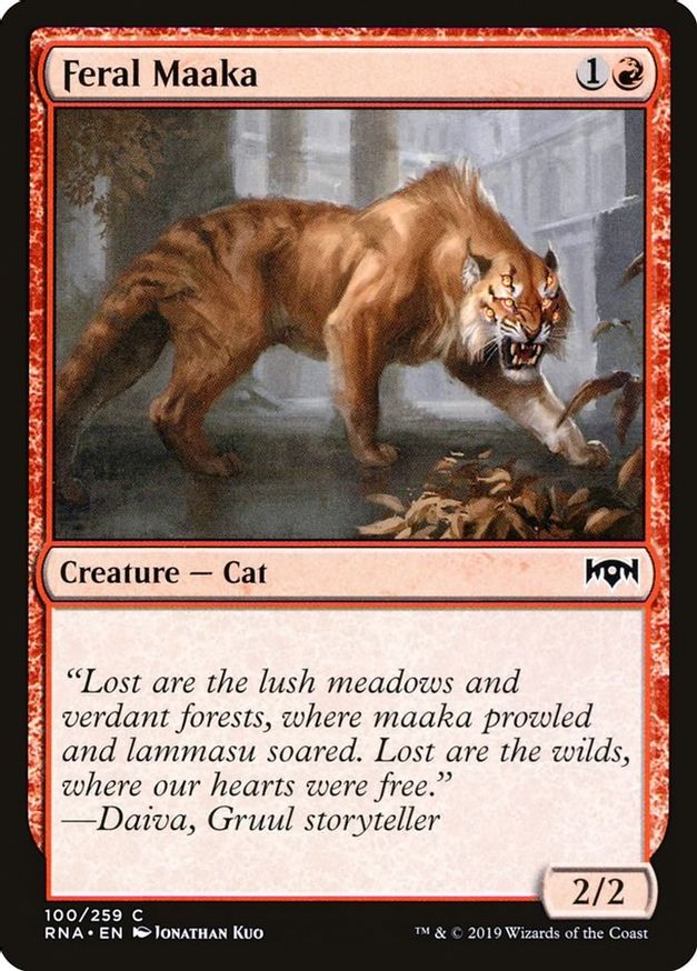 Feral Maaka | 100 | Ravnica Allegiance