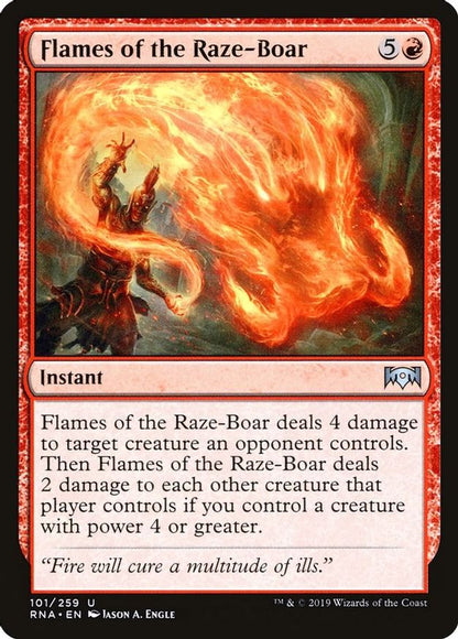 Flames of the Raze-Boar | 101 | Ravnica Allegiance