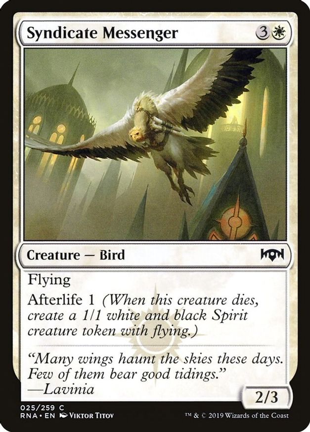 Syndicate Messenger | 25 | Ravnica Allegiance