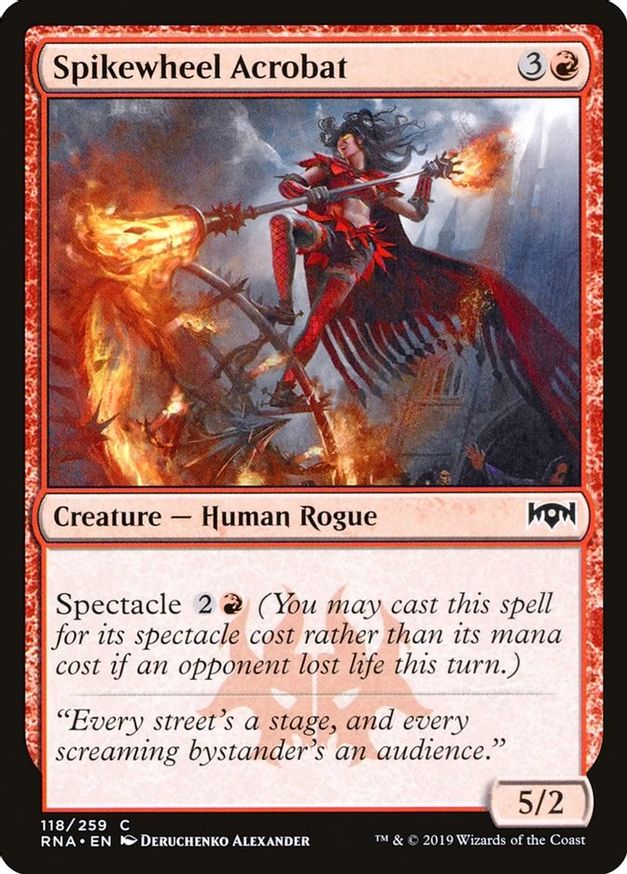 Spikewheel Acrobat | 118 | Ravnica Allegiance