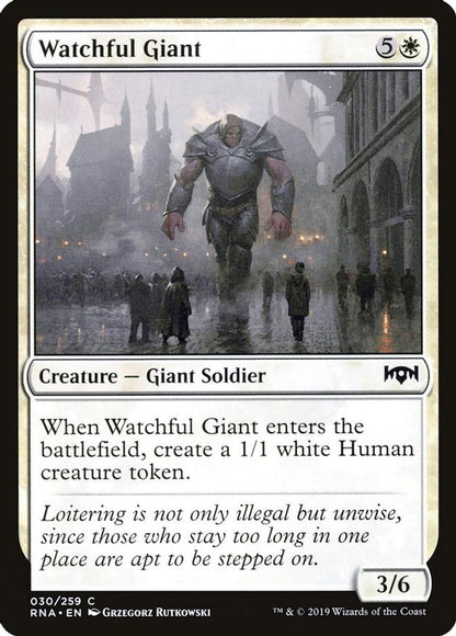 Watchful Giant | 30 | Ravnica Allegiance