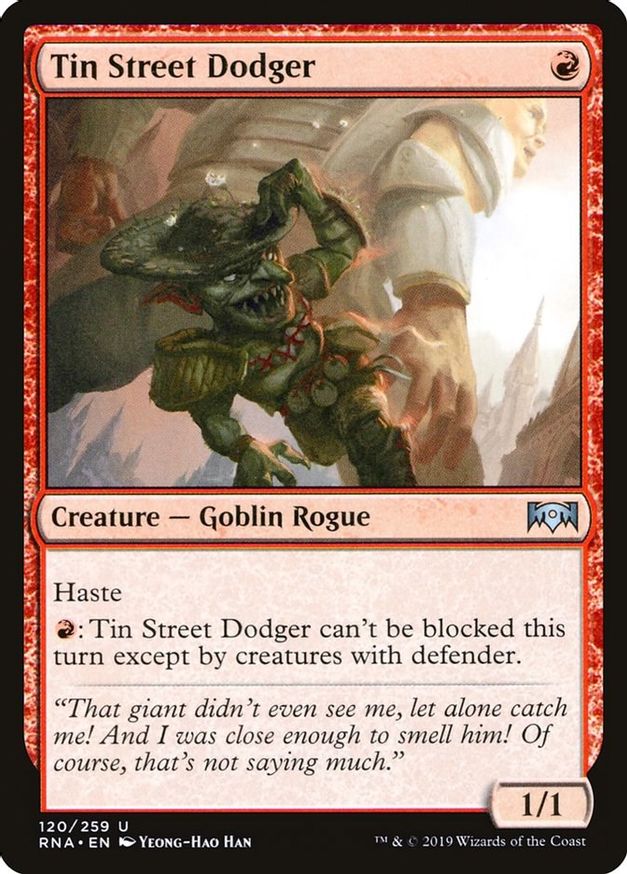 Tin Street Dodger | 120 | Ravnica Allegiance