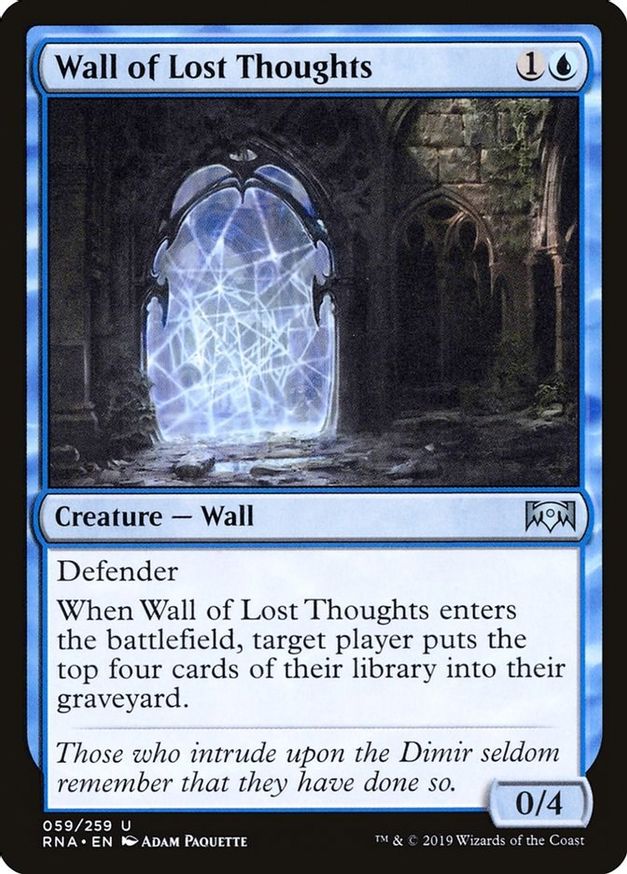 Wall of Lost Thoughts | 59 | Ravnica Allegiance