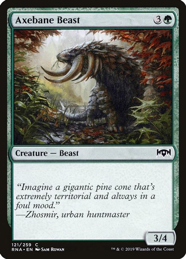 Axebane Beast | 121 | Ravnica Allegiance