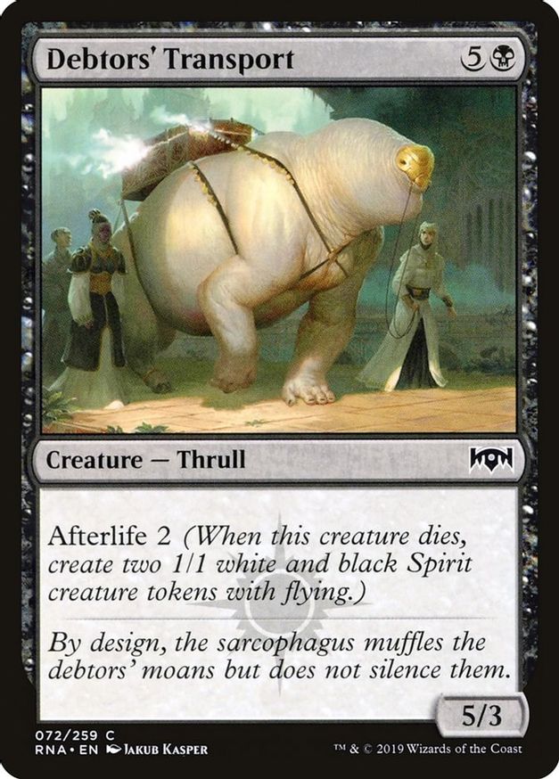 Debtors' Transport | 72 | Ravnica Allegiance