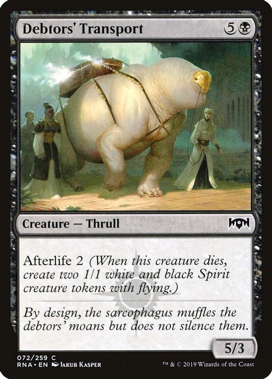 Debtors' Transport | 72 | Ravnica Allegiance