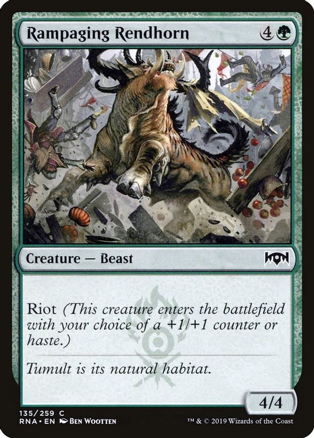 Rampaging Rendhorn | 135 | Ravnica Allegiance