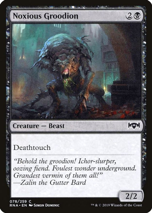Noxious Groodion | 78 | Ravnica Allegiance