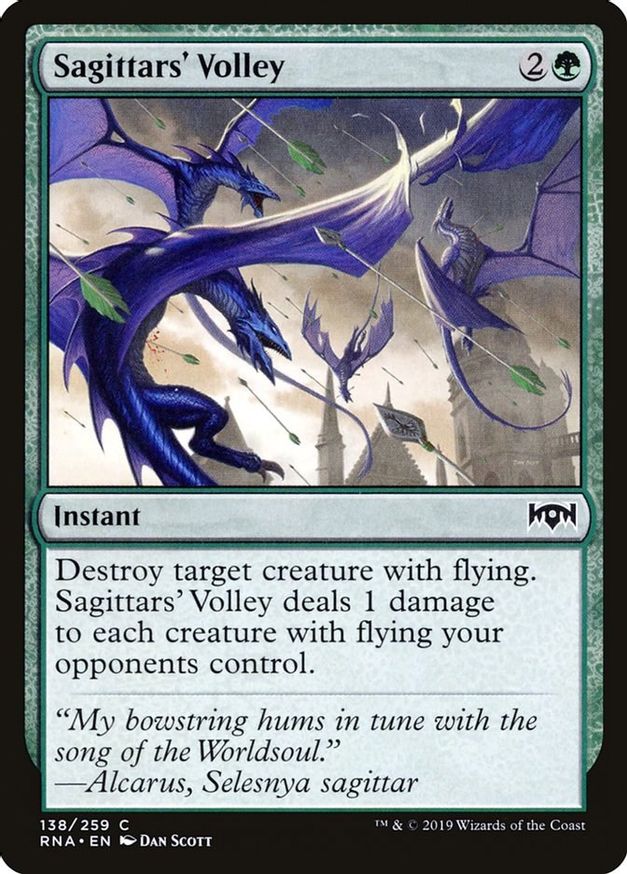 Sagittars' Volley | 138 | Ravnica Allegiance