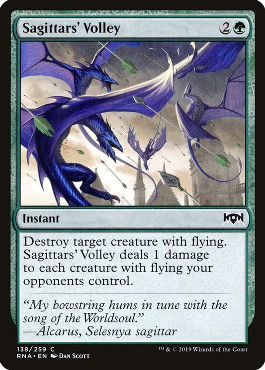 Sagittars' Volley | 138 | Ravnica Allegiance