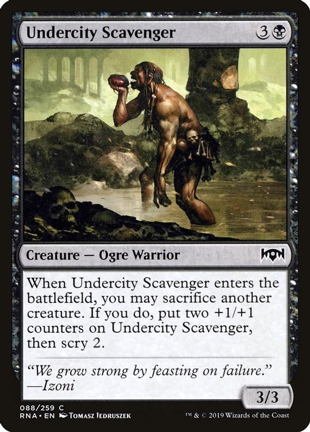 Undercity Scavenger | 88 | Ravnica Allegiance
