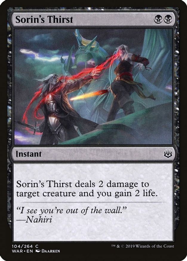 Sorin's Thirst | 104 | War of the Spark