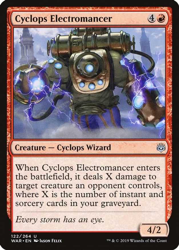 Cyclops Electromancer | 122 | War of the Spark