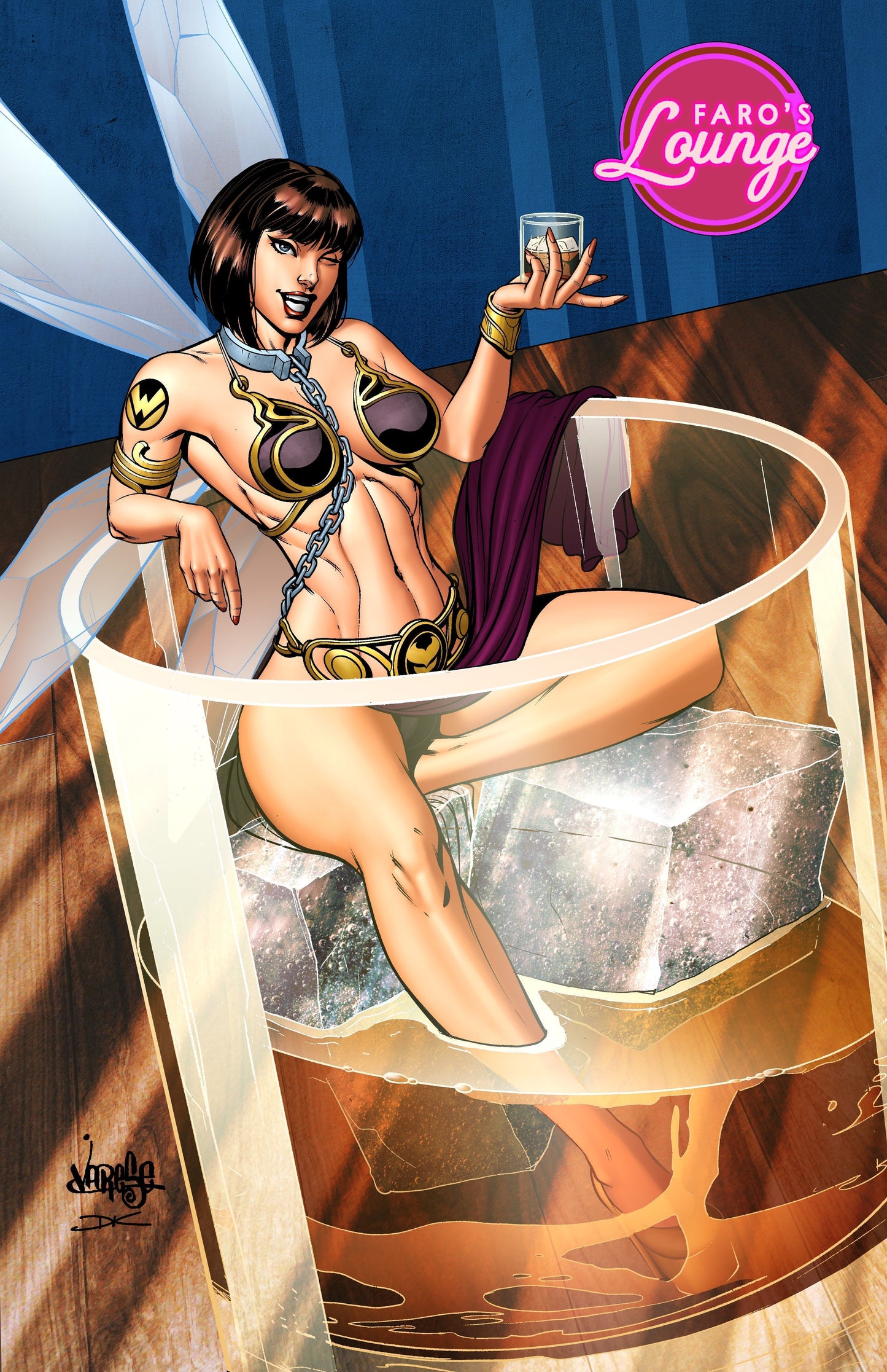 Slave Leia Steel Bikini Spectacular #1 – Poison Ivy Mature Cover | Faro's Lounge