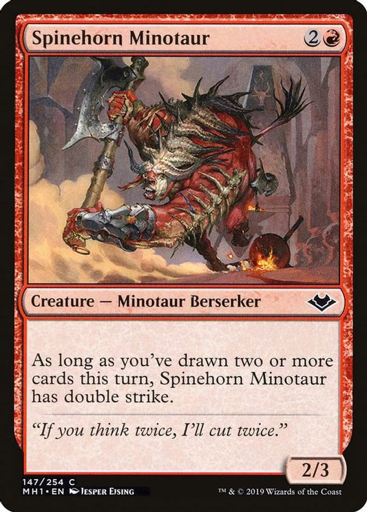Spinehorn Minotaur | 147 | Modern Horizons