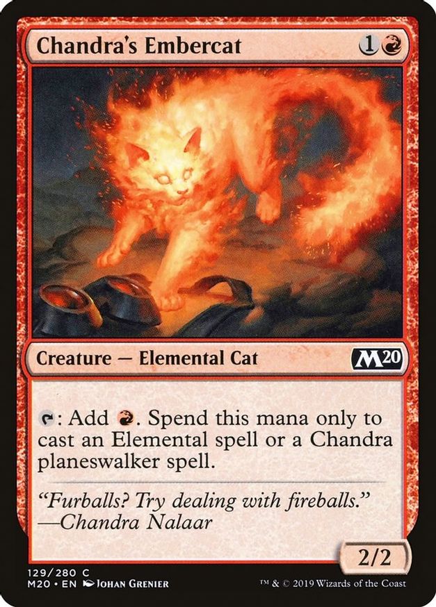 Chandra's Embercat | 129 | Core Set 2020