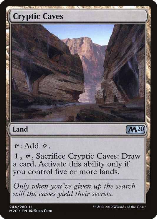 Cryptic Caves | 244 | Core Set 2020