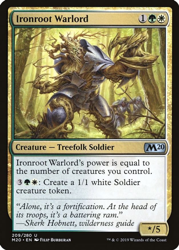 Ironroot Warlord | 209 | Core Set 2020