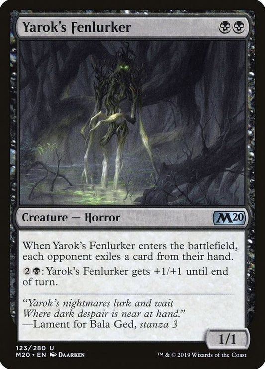 Yarok's Fenlurker | 123 | Core Set 2020