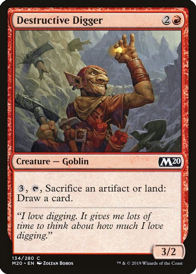 Destructive Digger | 134 | Core Set 2020