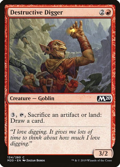 Destructive Digger | 134 | Core Set 2020