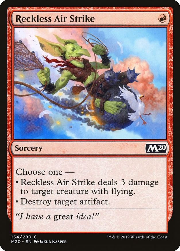 Reckless Air Strike | 154 | Core Set 2020