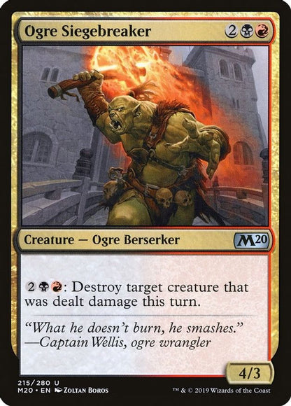 Ogre Siegebreaker | 215 | Core Set 2020