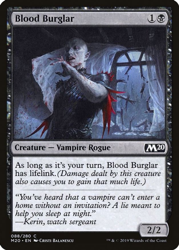 Blood Burglar | 88 | Core Set 2020