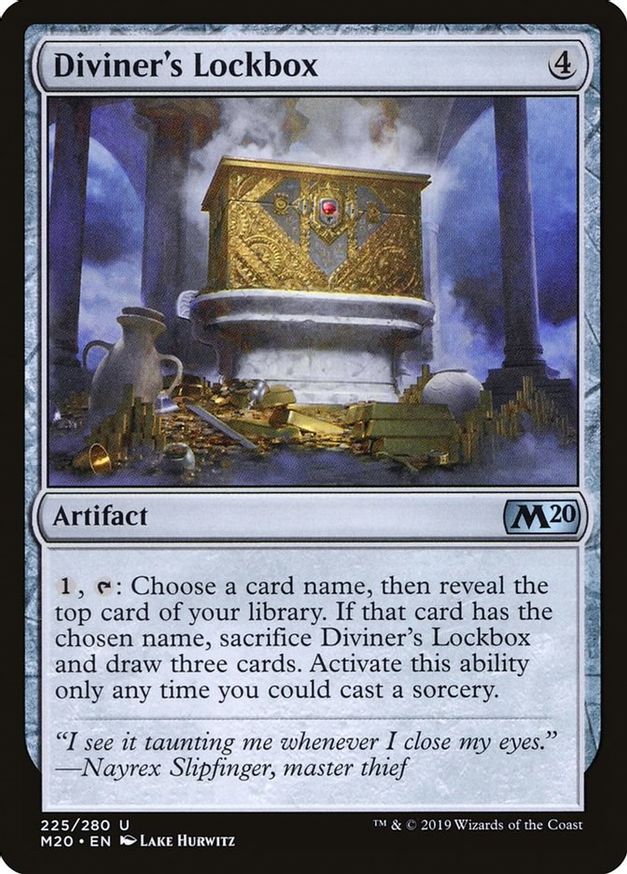 Diviner's Lockbox | 225 | Core Set 2020