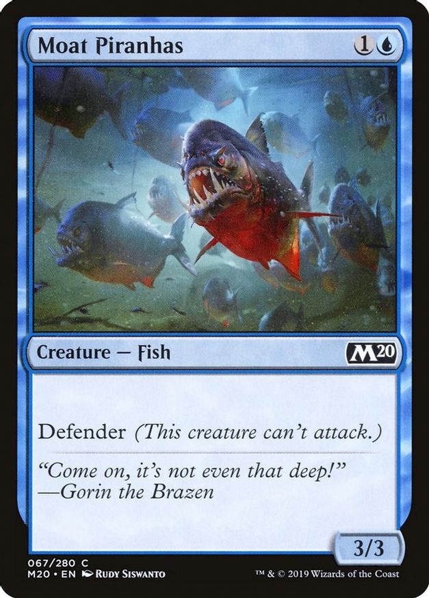 Moat Piranhas | 67 | Core Set 2020