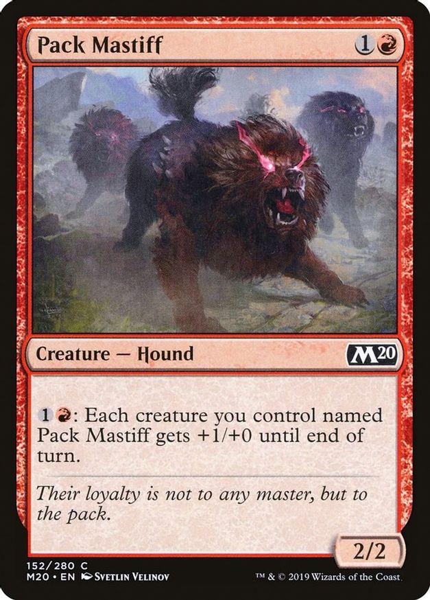Pack Mastiff | 152 | Core Set 2020