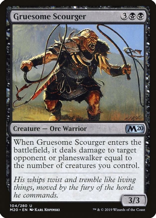 Gruesome Scourger | 104 | Core Set 2020