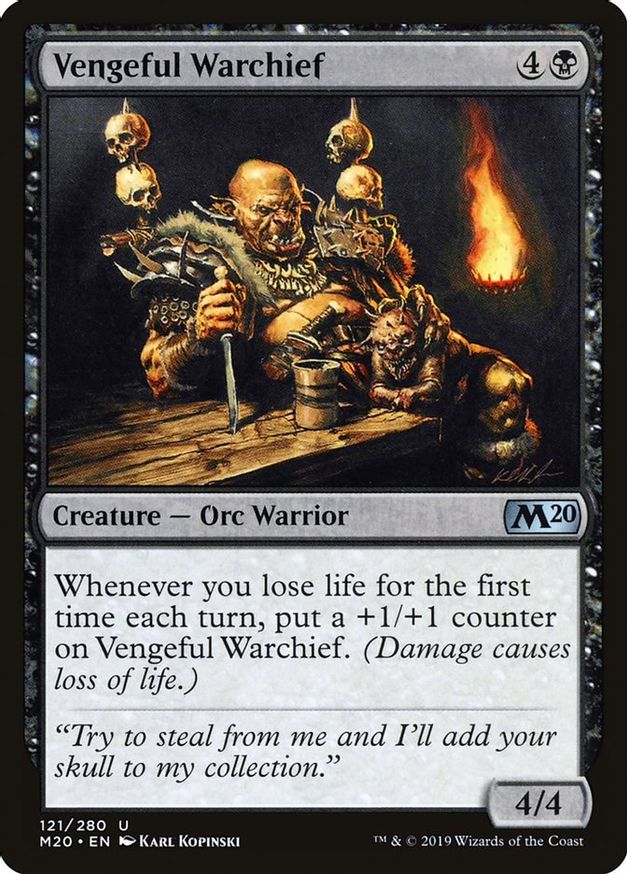 Vengeful Warchief | 121 | Core Set 2020