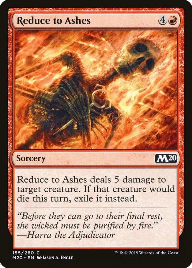 Reduce to Ashes | 155 | Core Set 2020