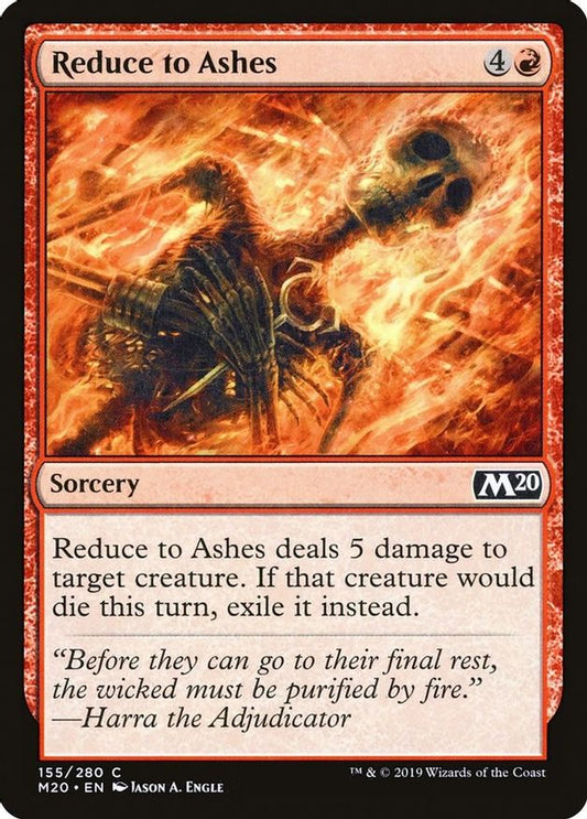 Reduce to Ashes | 155 | Core Set 2020